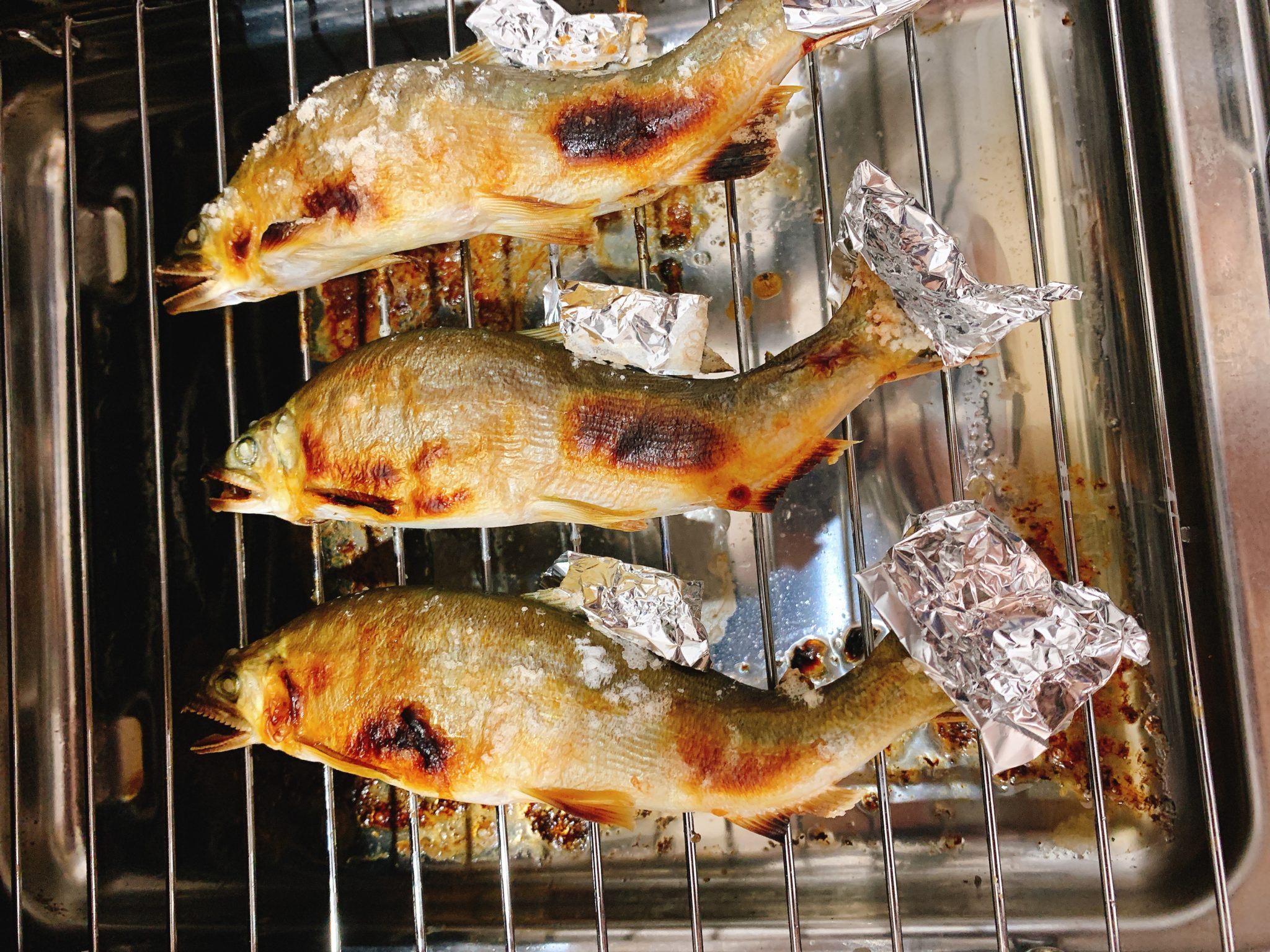 今日の料理〜鮎の塩焼き〜 age4848のブログ